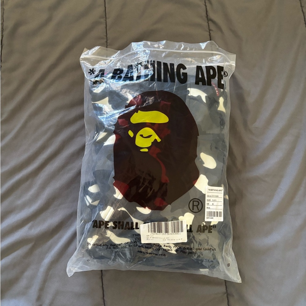 Bape Camo Shark Hoodie in Black and Gray